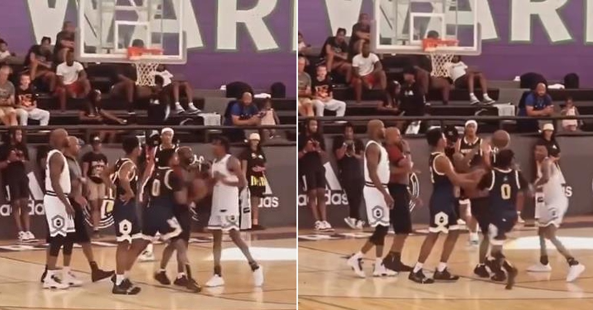 【影片】打起來了！NBA球員野球場爆發衝突，騎士悍將失控揮拳攻擊！連裁判都險些遭殃