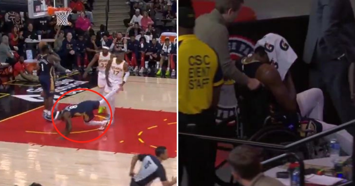 NBA / 鵜鶘熱身賽連添2名傷兵！馬歇爾坐輪椅離場，瓊斯頸部受傷僅打8分鐘（影）