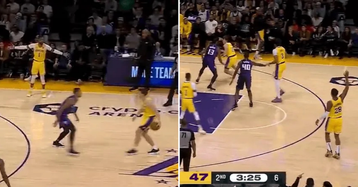 NBA / 【影片】里夫斯一人運球20秒！最終「甩鍋」一眉艱難出手，羅素當面攤手不滿