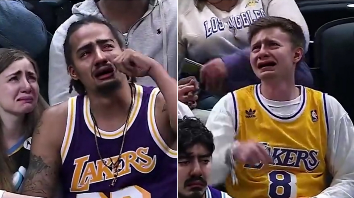 NBA / 【影片】太有節目效果了！溜馬主場大屏給湖人球迷套上大哭特效：送湖蜜回家！