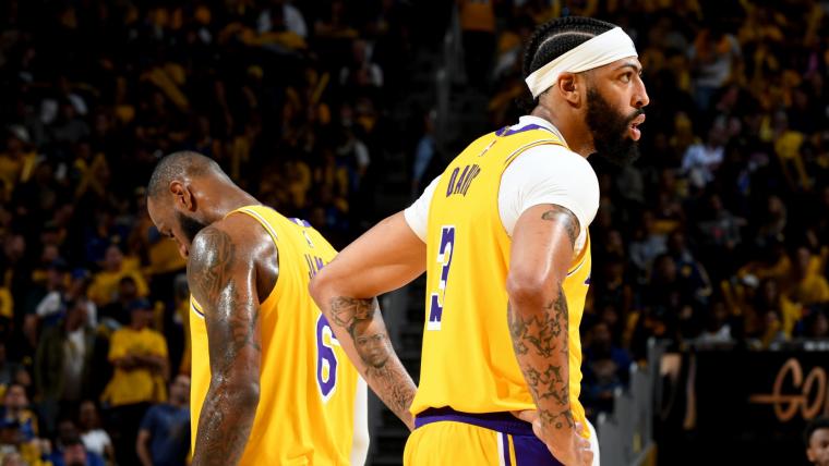 LeBron James and Anthony Davis 051223