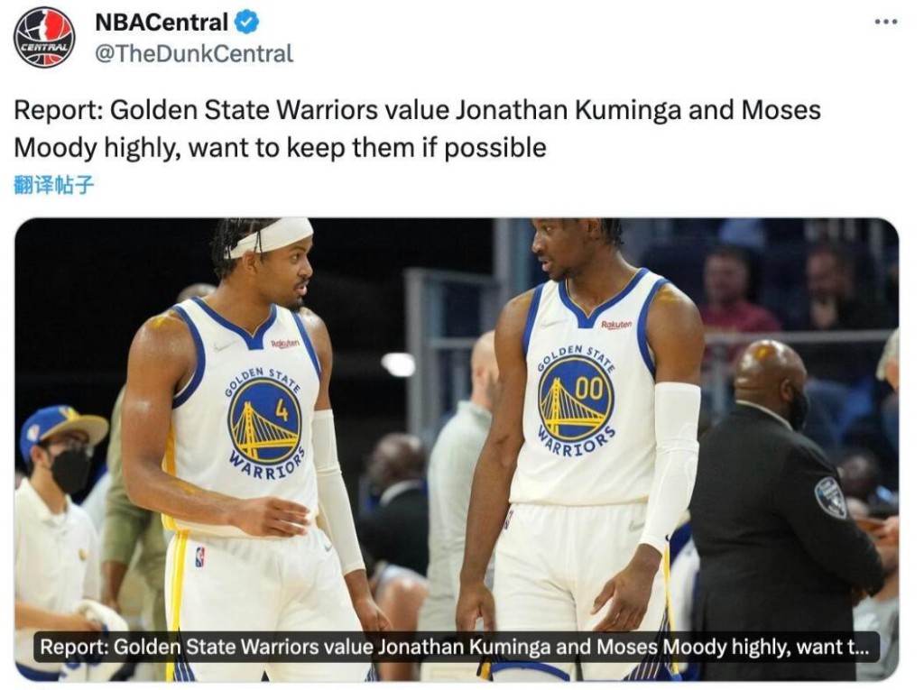 NBA / 勇士暫不交易庫明加和穆迪!威金斯被批逐漸「西蒙斯化」,送走他需倒貼資產!-黑特籃球-NBA新聞影音圖片分享社區