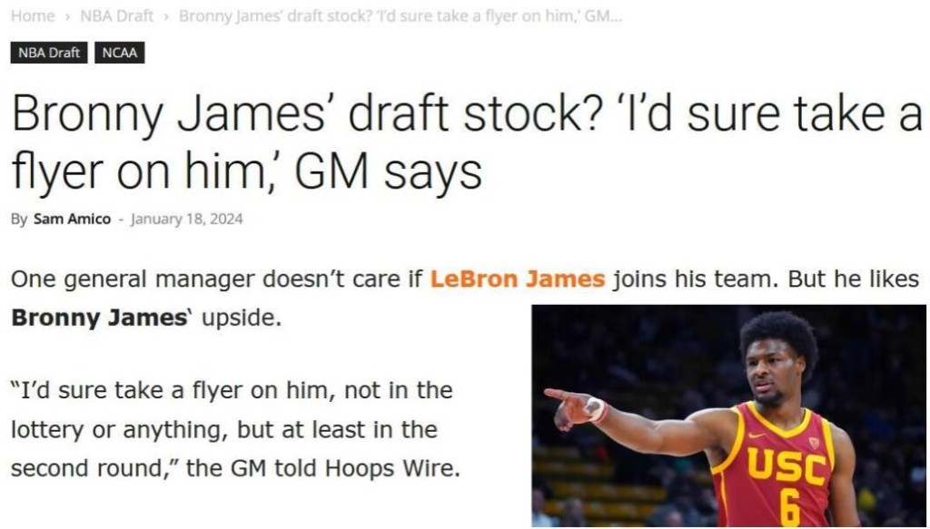 NBA / 布朗尼選秀前景如何?NBA經理稱至少二輪選中,並說出他的最大優勢!-黑特籃球-NBA新聞影音圖片分享社區