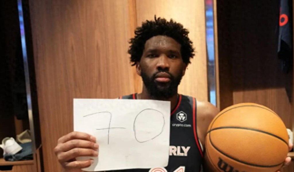 70分算個屁啊!恩比德:在奪冠之前,70分沒有任何意義!-黑特籃球-NBA新聞影音圖片分享社區