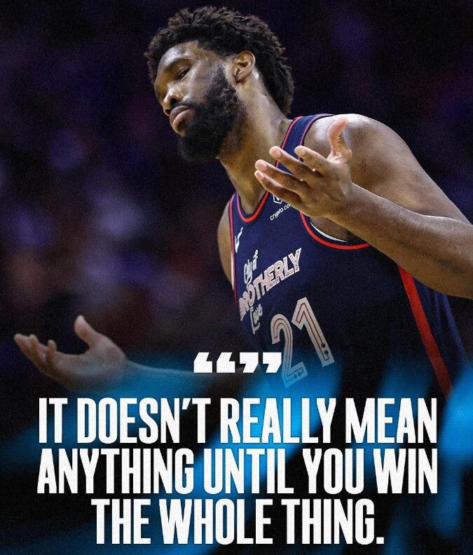 70分算個屁啊!恩比德:在奪冠之前,70分沒有任何意義!-黑特籃球-NBA新聞影音圖片分享社區