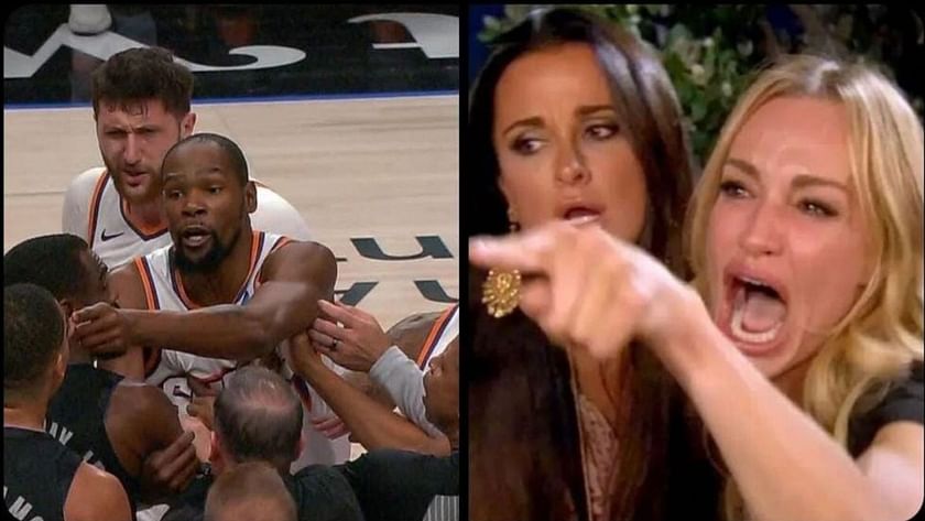 Kevin Durant continues trolling, recreates viral meme after heated exchange with Grant Williams