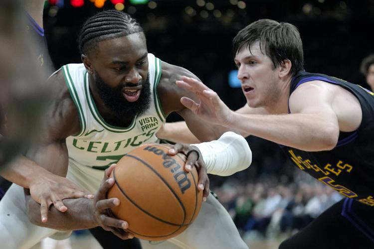 Austin Reaves hits 7 3-pointers, Lakers stun Celtics 114-105 without LeBron  James, Anthony Davis | Sports | thederrick.com