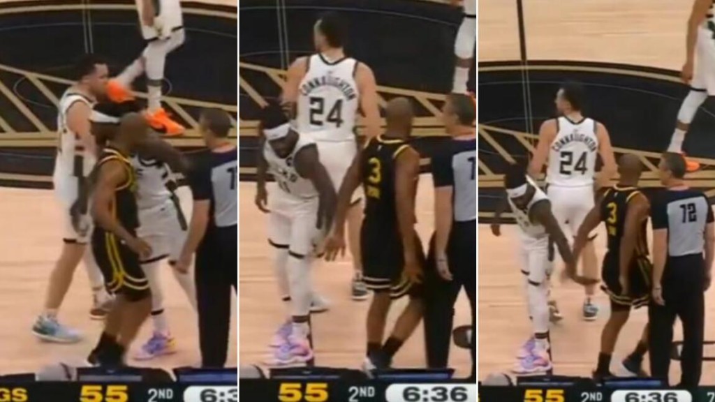 NBA / 【影片】老冤家碰面分外眼紅！貝弗利被撞飛不滿保羅抬肘小動作，連續拍打對手屁股報復！