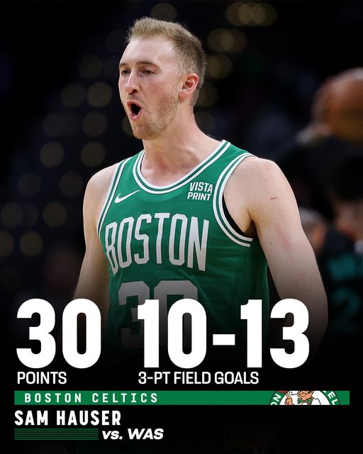 綠衫軍的板凳射手也太扯了！出賽僅22分鐘，就刷新NBA歷史紀錄！大合約有了-黑特籃球-NBA新聞影音圖片分享社區
