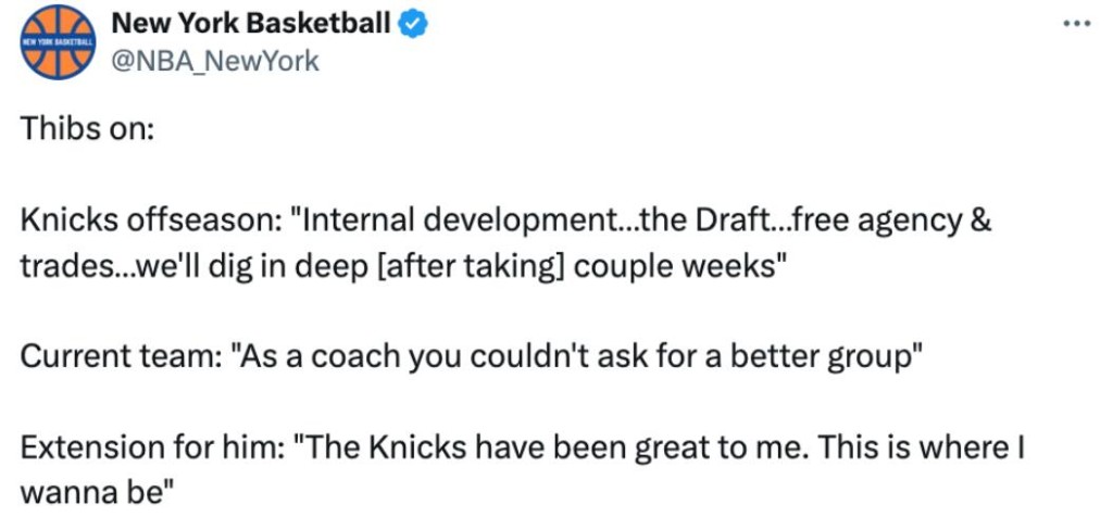 NBA / 尼克東半決折損四人引熱議!錫伯杜衝上熱搜被罵慘,他仍表態希望續約留隊!-黑特籃球-NBA新聞影音圖片分享社區