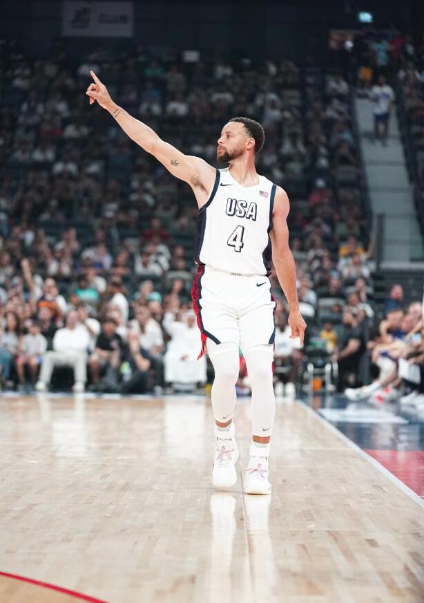熱身賽三連勝!柯瑞6顆三分轟24分,一眉貢獻6火鍋,美國男籃熱身26分大勝塞爾維亞!(影)-黑特籃球-NBA新聞影音圖片分享社區