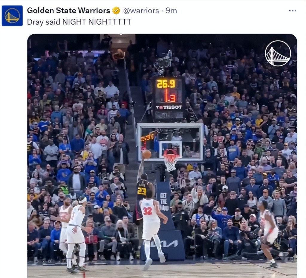 NBA / 【影片】勇士贏球功臣!追夢格林決勝4分登全美第1熱搜,鎖定勝局秀柯瑞同款「晚安」點燃全場!-黑特籃球-NBA新聞影音圖片分享社區