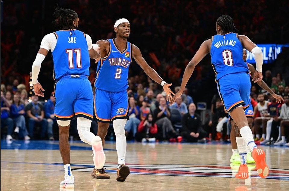 場均淨勝12分領跑聯盟！雷霆距離打破兩項NBA紀錄，僅一步之遙-黑特籃球-NBA新聞影音圖片分享社區