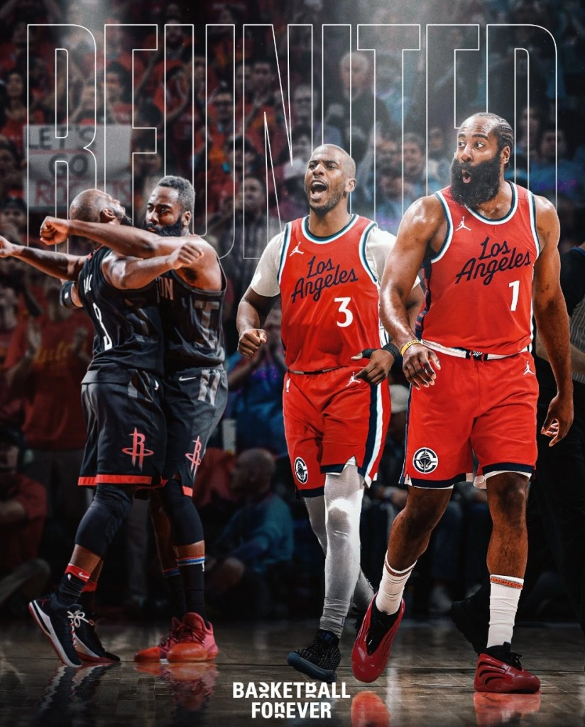 希望「3號」球衣能被退役!保羅正式亮相快艇,解釋與哈登關係:我們之間還有未完成的任務!-黑特籃球-NBA新聞影音圖片分享社區