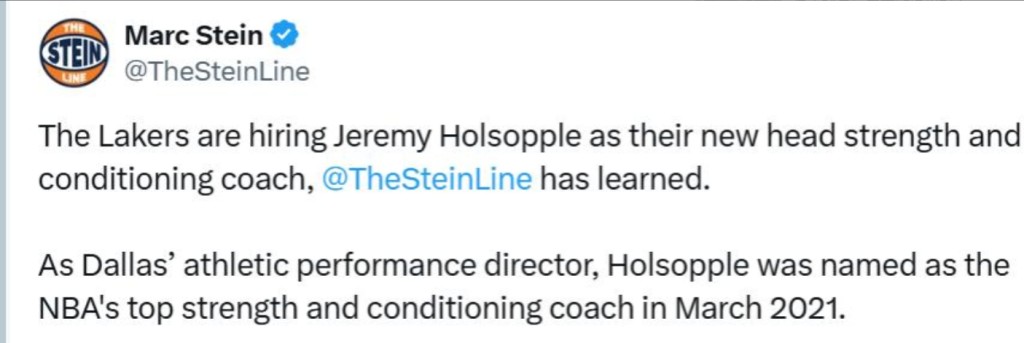 湖人聘請前獨行俠體能教練!球探看好東契奇:下賽季拿MVP+得分王!-黑特籃球-NBA新聞影音圖片分享社區