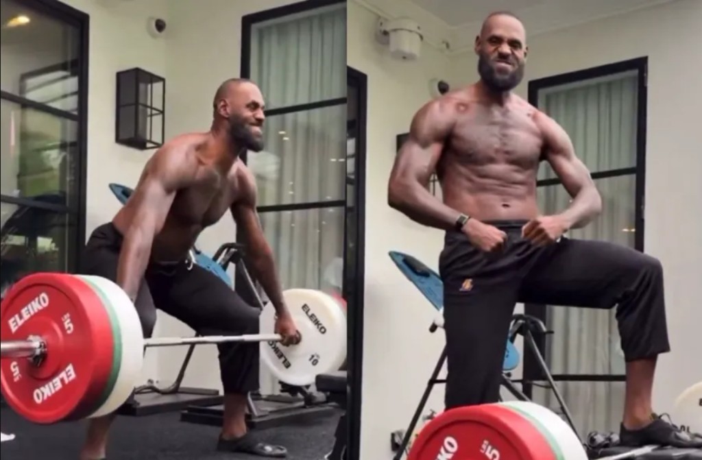 【影片】詹姆斯晨練大秀肌肉!與戴維斯曬同一句箴言,NBA官方為其第23季預熱!-黑特籃球-NBA新聞影音圖片分享社區