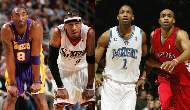 “allen iverson kobe bryant Tracy McGrady Vince Carter”的图片搜索结果