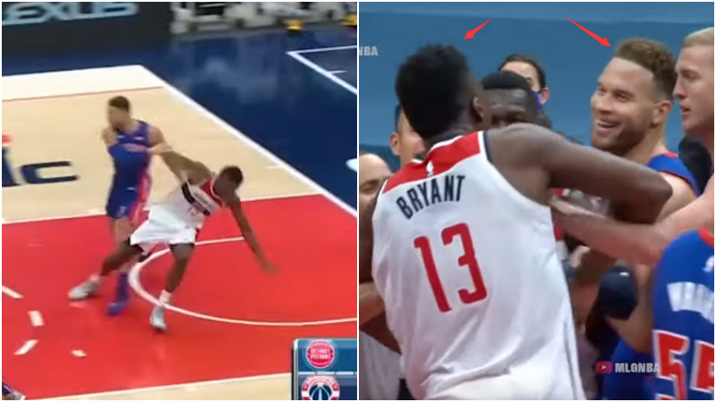 【影片】有點過分了啊!幹籃哥抱摔Bryant後,還一臉笑容挑衅对手,讓其暴怒!-黑特籃球-NBA新聞影音圖片分享社區