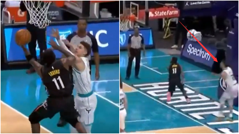 【影片】厄文空中換手上籃！加速一步過給三球上課，Ball飛出場外也沒能防下！-黑特籃球-NBA新聞影音圖片分享社區