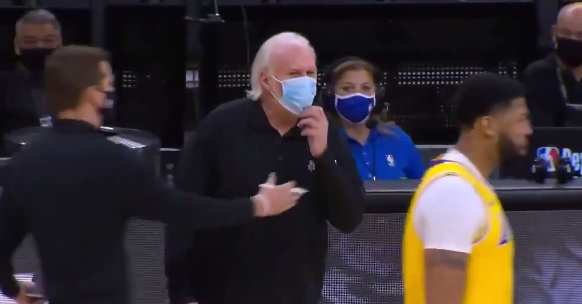 【影片】波波維奇不滿裁判，上前理論被連吹兩T，驅逐出場！-黑特籃球-NBA新聞影音圖片分享社區