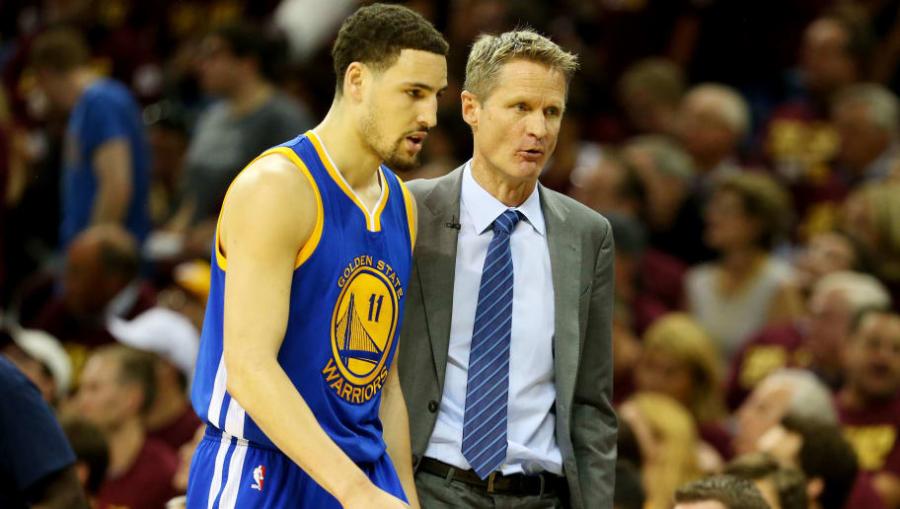 You'll Never Guess What Compliment Steve Kerr Just Gave to Klay Thompson |  12up