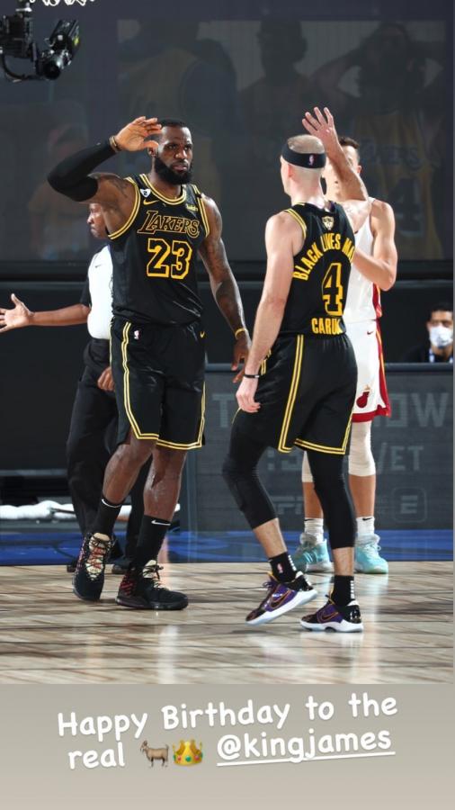 家人永遠放在第一位！詹皇迎來36歲生日，將IG頭像換成兒女三人，湖人全隊送上祝福！-黑特籃球-NBA新聞影音圖片分享社區