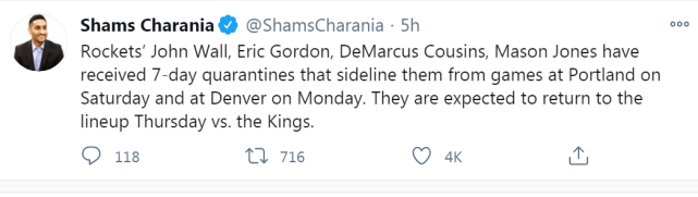 哈登抵達波特蘭,宣佈出戰拓荒者,火箭四將回歸時間也確定!-黑特籃球-NBA新聞影音圖片分享社區