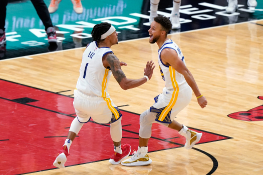 Steph Curry, Damion Lee lift Warriors to 129-128 win over Bulls