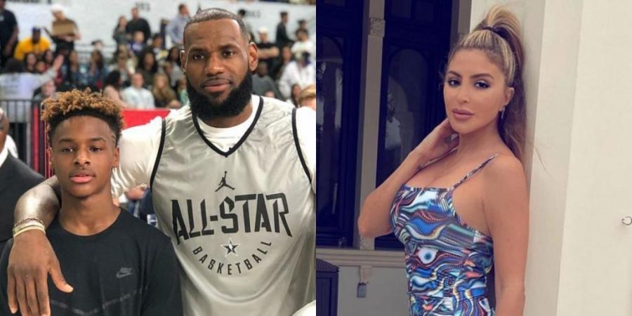 Bronny James Reacts Negatively To Him Falsely Being Accused of Getting DMs From Larsa Pippen (PIC) | Total Pro Sports