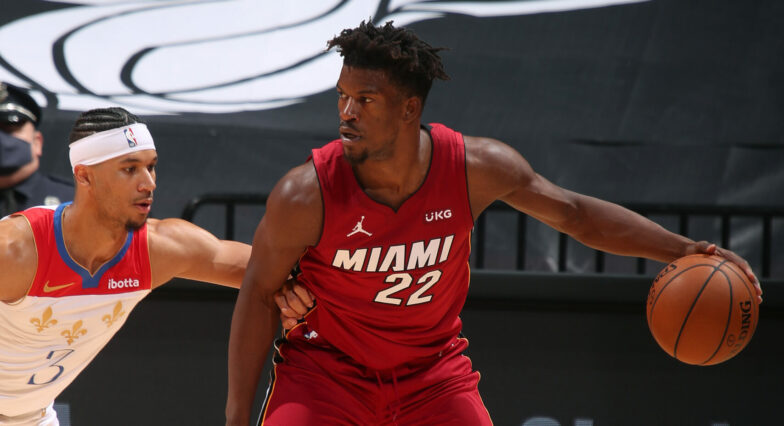 Heat's Jimmy Butler (ankle) exits game vs. Pelicans, does not return | NBA.com