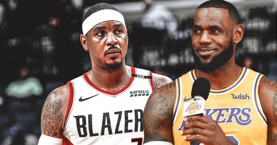Blazers news: Lakers' LeBron James posts 7 Instagram stories within 2 minutes of Carmelo Anthony signing