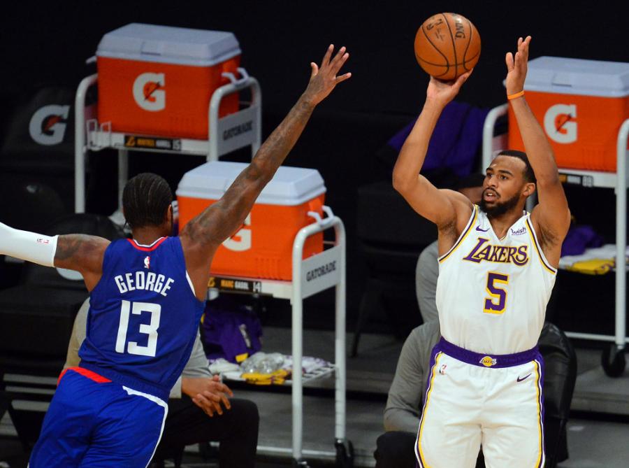 Horton-Tucker gets LeBron hyped with 31 in 3 quarters vs. Clippers