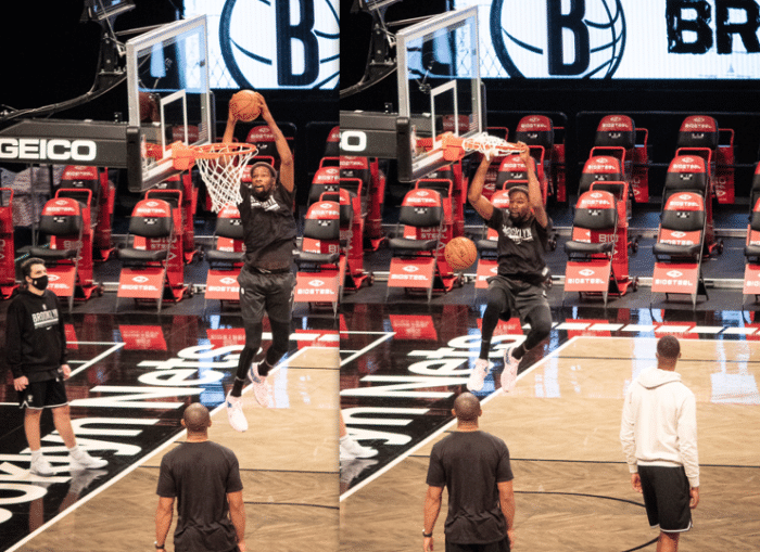 【影片】雙手暴扣!時隔552天杜蘭特宣告王者歸來:僅用46秒迎來復出首球!-黑特籃球-NBA新聞影音圖片分享社區