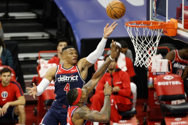 NBA: Russell Westbrook scores triple-double in Wizards debut