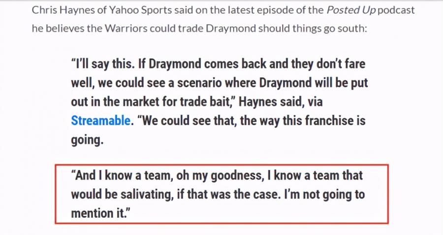 名記爆料：某支球隊有意得到追夢綠！Curry帶刀侍衛迎離隊倒計時？-黑特籃球-NBA新聞影音圖片分享社區