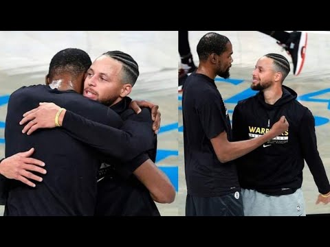 Kevin Durant and Stephen Curry meet for the first time, KD love's Stephen hair. - YouTube