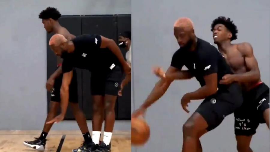 【影片】閃電俠與兒子Zaire單挑，垃圾話不斷場面勁爆，最終的比賽結果呈一邊倒！-黑特籃球-NBA新聞影音圖片分享社區