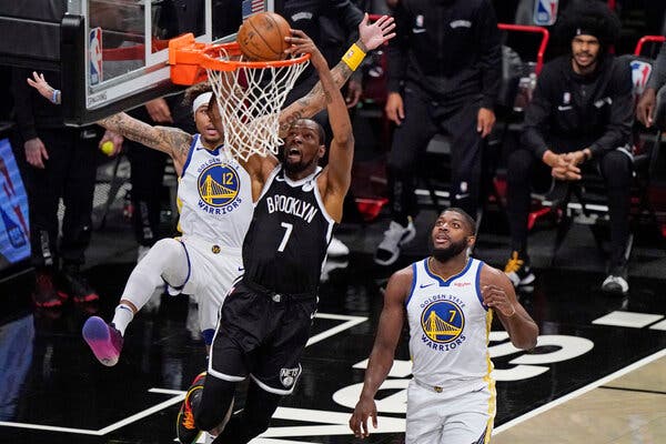 NBA Opening Night Live Score and Updates: Warriors vs. Nets - The New York Times