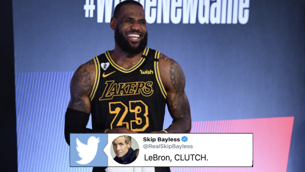 Skip Bayless complimented LeBron James and it nearly broke the internet - Article - Bardown