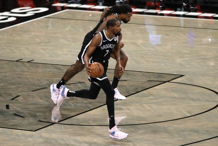 NBA: Scoring machine Kevin Durant shines with 15pts in unofficial Nets debut, Kyrie Irving scores 18, Basketball News & Top Stories - The Straits Times