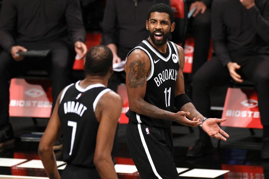 Brooklyn Nets lineup update: Kyrie Irving questionable, Kevin Durant  probable Sunday vs. Thunder - DraftKings Nation