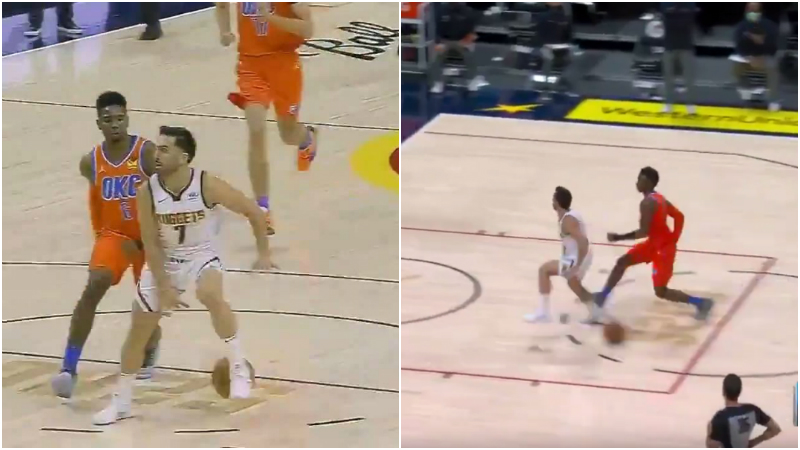 【影片】太騷了！Campazzo抄截一條龍，胯下不看人傳球助飛隊友！-黑特籃球-NBA新聞影音圖片分享社區