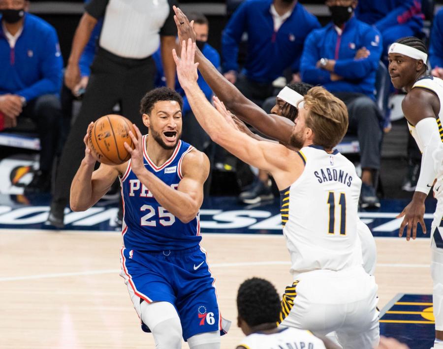 Doc Rivers, Dwight Howard react to Ben Simmons' night vs. Pacers