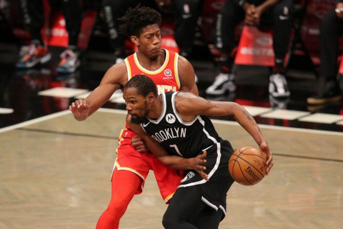 Nets Takeaways from Friday's 114-96 loss to Hawks, including three-point shooting struggles catching up with poor defense