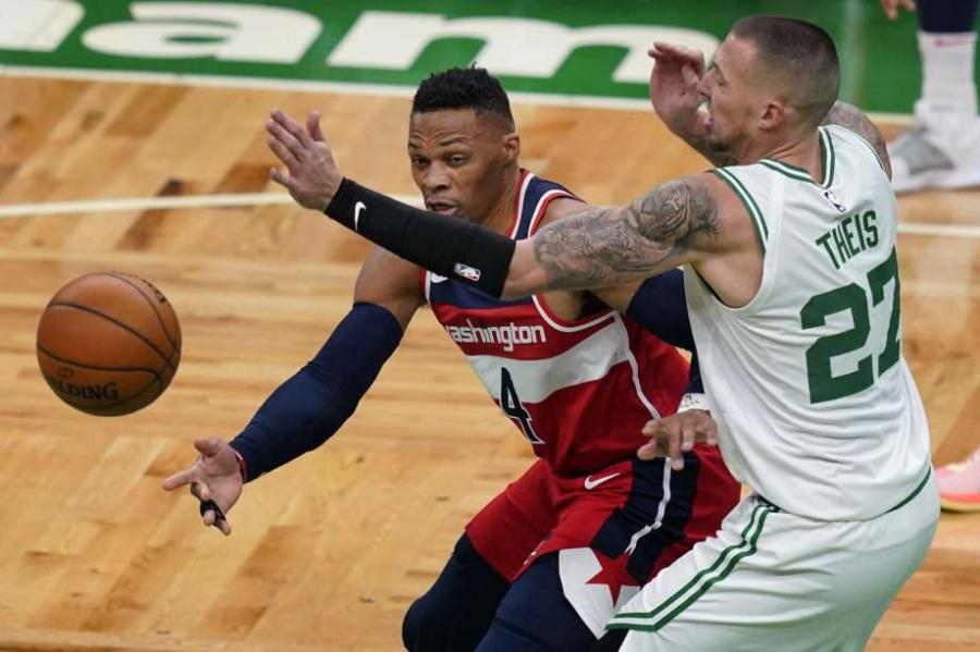 Tatum has 32 to help Celtics hold off Beal, Wizards 116-107 - The  Edwardsville Intelligencer