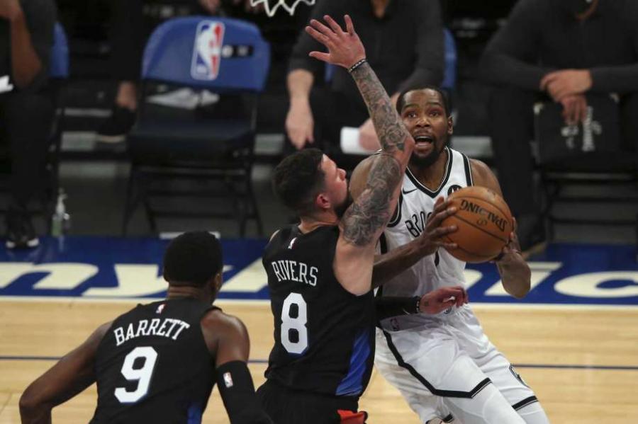 Durant, Nets win while short-handed with Harden deal pending - Midland Daily News