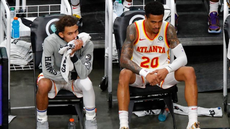 Report: John Collins and Trae Young disagreeing about Hawks' offense