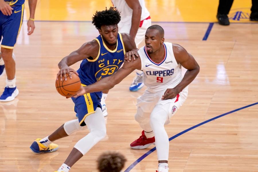 Clippers vs. Warriors: Best photos featuring blue 'The City' jerseys