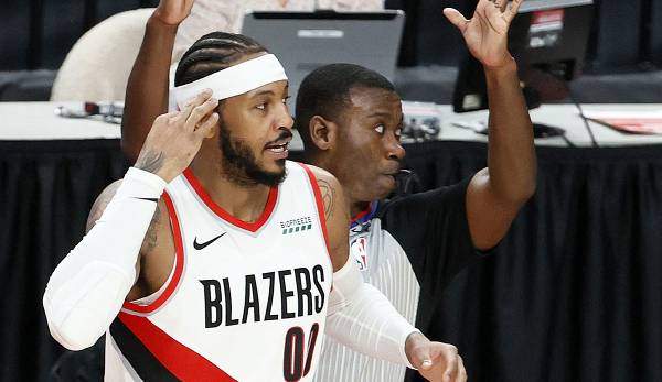 NBA: Carmelo Anthony und C.J. McCollum schocken kriselnde Raptors - Wizards  beenden Pleitenserie