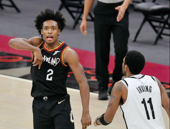 籃網三巨成背景！穿歐文號碼+球鞋的瘋狂少年 踩著歐文一戰成名